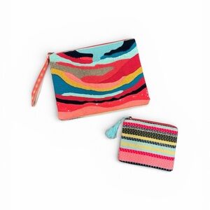 America and Beyond Wave Multi Embellished Pouch Set